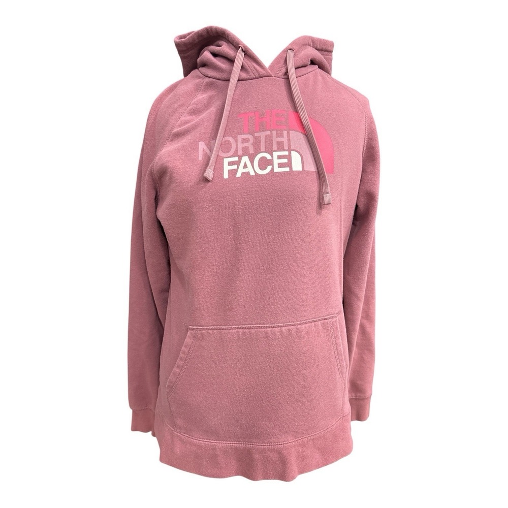 The North Face TNF Women's Pink Dome Logo Hoodie Large *Small Flaw*